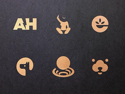 21 Negative Space Logos | Behance Project behance project black and white collaboration collection creative design design inspiration logo logo design logos marks negative space