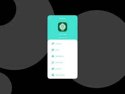 Settings Whatsapp App REDESIGN light mode app app design branding design flat light mode setting settings ui ux whatsapp