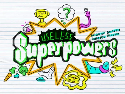 Bracket Battle highlighter illustration margin notes superpowers useless