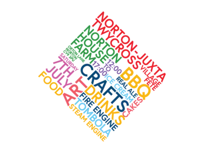 norton village fete 3d animation app branding debut debute design flat illustration lettering logo love minimal overprint overprinting type typography ui ux vector