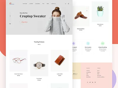 E-commerce Store app app development branding ecommerce flat front end development icons interaction design interface design minimal react react.js typography ui ux web webdesign