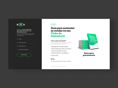 E-book lead page app branding clean design flat icon illustration interface landingpage lettering logo minimal type typography ui ux vector web webdesign website