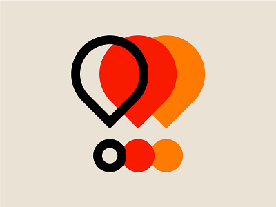 Modernist 001 70s branding circle clean color design exclamation point geometric graphic design icon illustration lines logo minimal modern punctuation retro shapes swiss vector