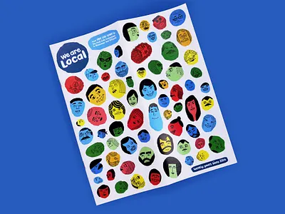 We Are Local - Cover art artist cartoon commercial art cover art drawing editorial editorial art editorial illustration freelance fulltime illustration illustration art illustrator vancouver