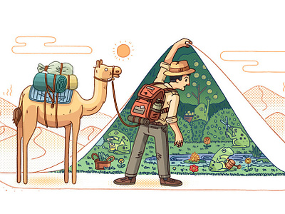 Hidden Opportunities. conceptual design drawing editorial illustration planadviser