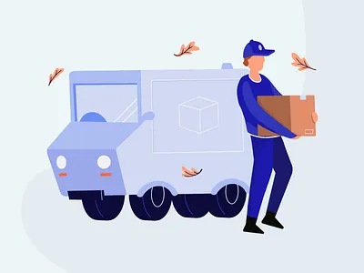 Medical Illustration blue branding delivery design human illustration man medical procreate vector