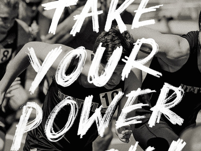 Take Your Power Back hand drawn font hand drawn type hand made type lettering typogaphy