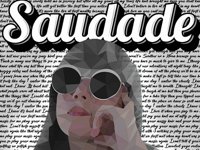 Saudade Low Poly Album Cover adobe caleb van riper illustrator kristin turner low poly low poly art van riper zenlike