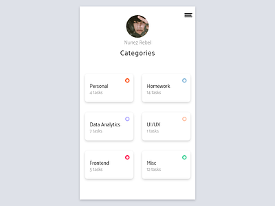 Categories 100daychallenge app branding categories challenge customer experience daily daily ui challenge design discover flat minimal minimalist minimalistic ui ux web website