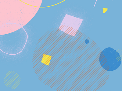 Quantum ergonomics [introspection phase] abstract illustration pastel