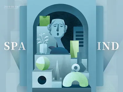 Space 2 ps 手绘 插图 设计