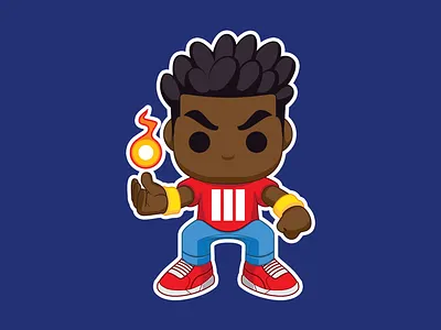 Funko Pop Kas figure funko illustration illustrator pop vector