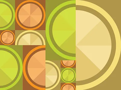 Geometric Fruit Pattern fruit geometric lemon lime orange pattern vector