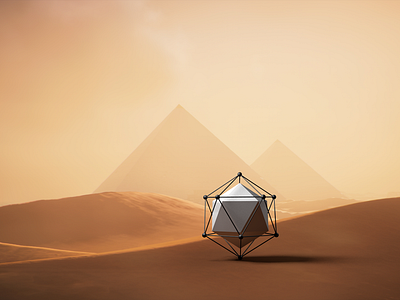 Lonely Planet 3d c4d concept cube lonely