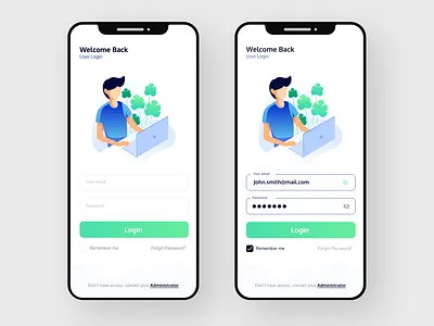 B2B Customer login app branding design interaction design mobile app design ui uiux user center design user experience user experience design user experience ux user interface ux ux ui
