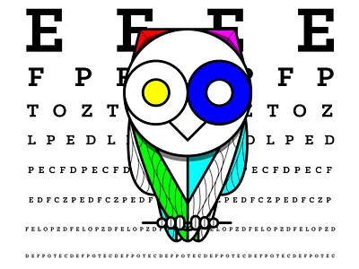 20/20: Owl animals branding eyes illustration illustrator logo owl typography vector vision