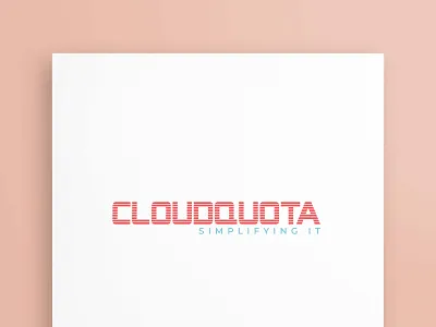 CLOUDQUOTA - SIMPLIFYING IT branding bussiness graphicsdesign illustratore logo logodesign logotype marekting