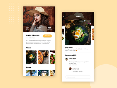 Social Media for Influencers app design figma interaction mobile app social media ui ui design ux ux design
