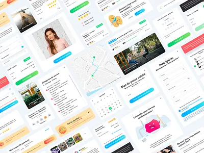 Components exploration calendar card components cookies design form list map modal review signup system