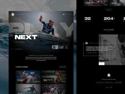 Landing page homepage landing page sketch spport typography video web design website