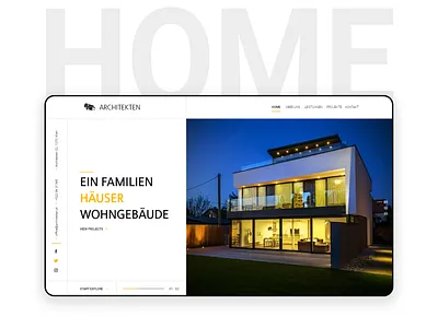 Architecture Website Design architecture design dream home ui ux web website design