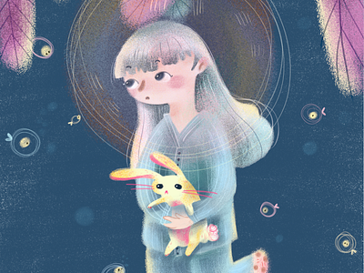 Marine Space - dreaming of sleeping affinity designer digital digital paint digital painting illustration