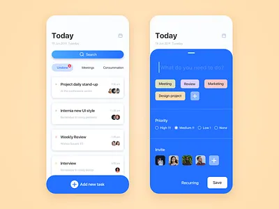 To do list 2019 app color design materialdesign page plan schedule sketch training ui ux work