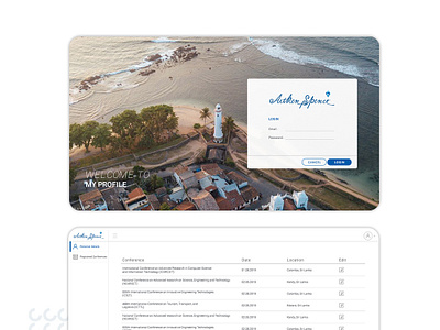 Conference Management System conference design creative design dashboard template dashboard ui hotel app management app uiux user interface design