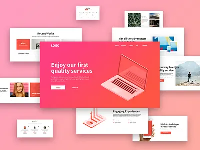 Web Ui Kit figma kit photoshop sketch ui ux web xd