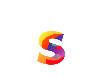 S letter logo art branding flat font geometic gradient icon illustration illustrator lettering logo logotype monogram photoshop psd typogaphy ui ux vector