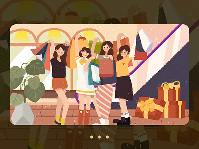 Shopping Carnival 插图 设计