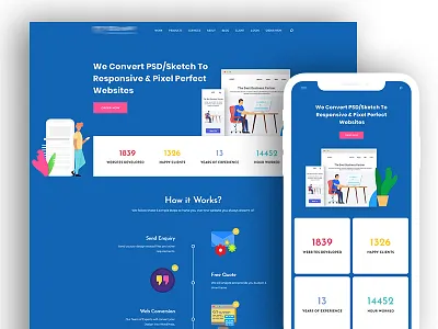 Responsive UI Design Explore exclusive free free psd gradient interaction interface landingpage landingpagedesign layout marketing onepage seo sketch trend ui ux uxdesign webdesign