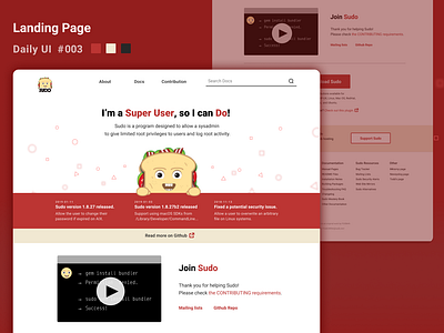 Daily UI #003 Landing Page daily ui dailyui landingpage