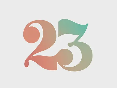 Psalm 23 WIP clean cover design design gradient graphic design hand lettering handlettering illustration illustrative jesus lettering lettering art logo logo design logo mark numbers simple type typography vector