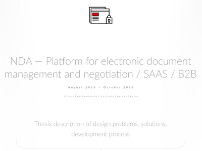 NDA — Platform for document management / SAAS / B2B abramov business analysis fabrica nda research ui ukraine ux vomarba