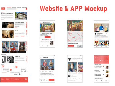 Website & Mobile App Mock-up