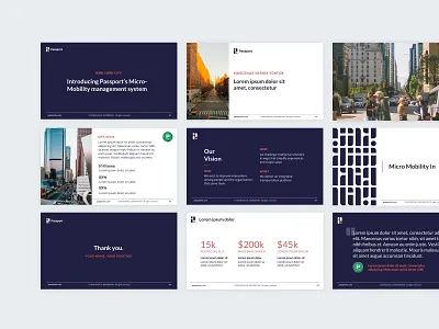 Passport Slide Deck Re-Design presentation presentation design sales deck slide deck