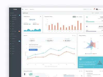 Upvex - Admin & Dashboard admin admin dashboard clean colorful dashboard design flat projects ui ux web app