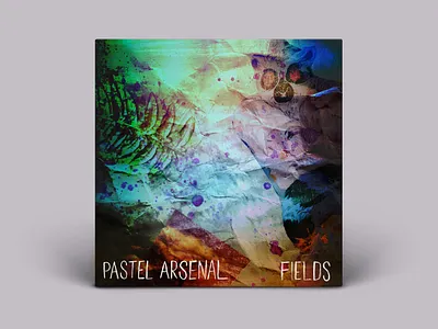 Pastel Arsenal Fields Album abstract album art album artwork album design art direction beats collage design hip hop lemur lettering lettering artist lush photography psychedelic trip hop watercolor