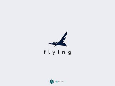 Flying Logo agency animal beauty bird business creative design fly flying logo modern vector