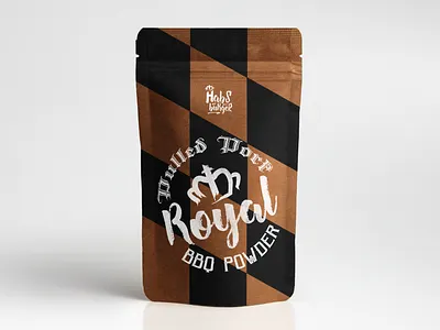 Habsburger Pulled Pork Powder Paper Pouch Packaging branding branding and identity branding design design graphic design illustration logo packaging packaging design typography vector