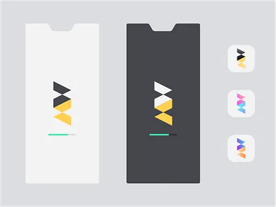 Hourglass App Designs app branding color dark ui design flat gradient icon icons light ui loading logo minimal simple ui ux vector web