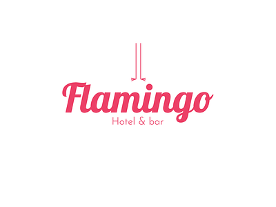 Flamingo Hotel & bar adobe illustrator amateur animal branding design dribbble dribbble invitation dribbble invite dribbble invite giveaway flamingo icon illustration illustrator illustrator cc logo logo design logodesign logotype pink vector