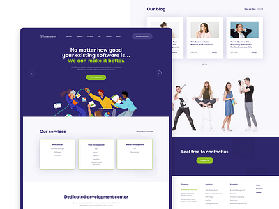 Codetiburon Corporate Website Redesign business corporate design header ui design user interface web design