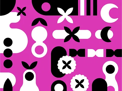 Night Forest abstract clean color forest geometric illustration night pattern shapes simple