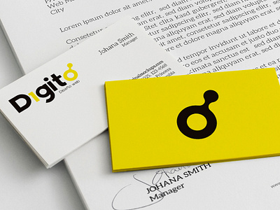Digito | Web Design app brand branding clean design flat graphic design icon identity illustration illustrator logo logotype minimal type typography ui ux vector web