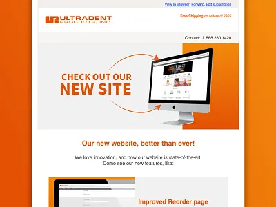 Email Announcement New Site announcement email html