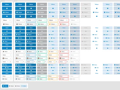 UI Kit Buttons buttons design system ui ui kit