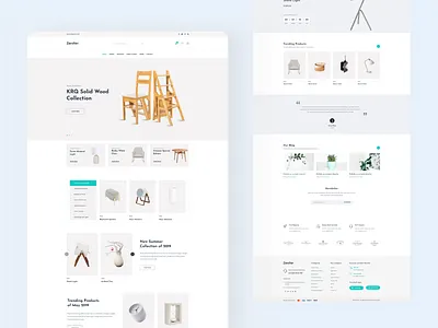 Minimal Ecommerce Homepage Design corporate agency illustration dribbble best shot google analytics statistics icon vector blockchain ios android interface landing page design minimal clean new trend popular trending graphics saas b2b wordpress shopify ui ux kit pricing web app typography website homepage blog