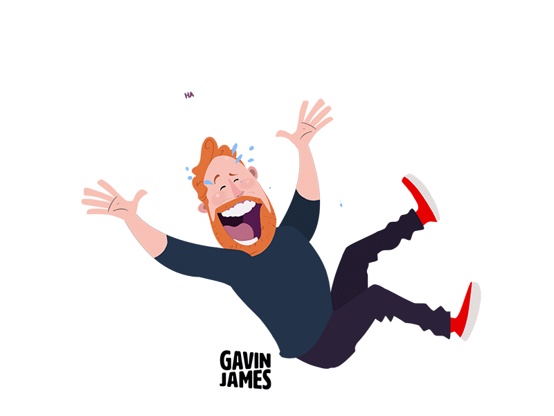 Gavin James Lol animation character design illustration imessage stickers